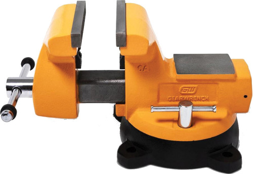 PG263 - 6" MECHANIC'S BENCH VISE WITH ANVIL, 360° SWIVEL BASE