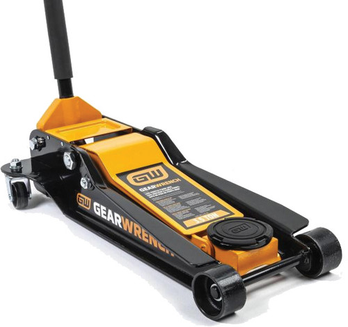 PG234 - CRIC DE PLANCHER À PROFIL BAS DE 3,5 TONNES, HAUTEUR MIN./MAX : 3,75"/21,75 », LEVAGE RAPIDE À DOUBLE PISTON