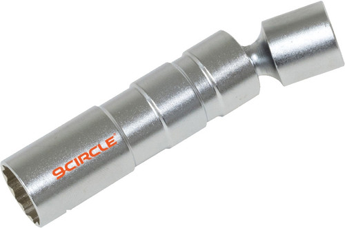 PG377 - DR. 3/8" DR. 14MM X 12 PT. ÉTINCELLE MAGNÉTIQUE À PAROI FINE BOUCHON DOUILLE AVEC PIVOT
