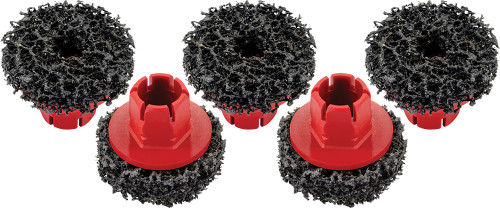 PG355 - 5-PC 2" WHEEL HUB CLEANING PADS, (FOR USE WITH #TIT-51798)
