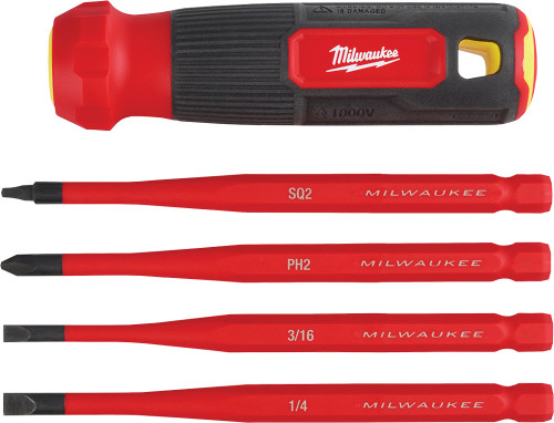 4-IN-1 1000V INSULATED SLIM TIP MULTI-BIT SCREWDRIVER