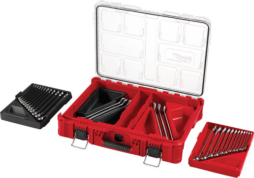 PG166 - Ensemble de 30 clés mixtes métriques et SAE avec organisateur PACKOUT™