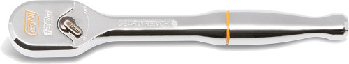 PG139 - 1/4" DRIVE 120XP™ FULL POLISH CHROME TEARDROP RATCHET
