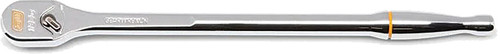 PG131 - 1/4" DRIVE 120XP™ FULL POLISH CHROME EXTRA LONG HANDLE TEARDROP RATCHET