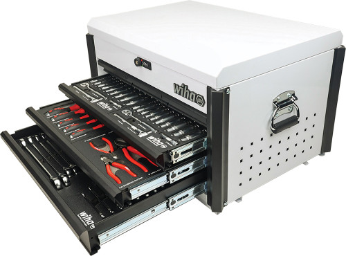 147-PC BENCH TOP 6-DRAWER TOOL CHEST KIT, WHITE