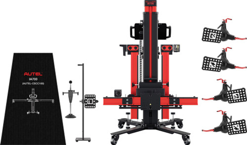 IA700 alignment pre-check and optical target placement ADAS CAL Frame