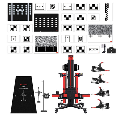 IA700 Alignment Pre-Check and Optical Target Placement ADAS Calibration Frame w/ LDW Targets