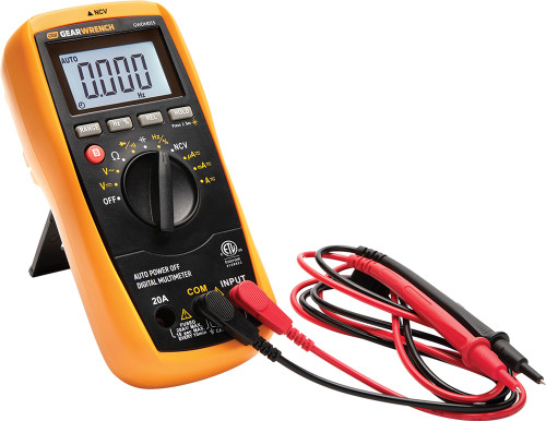 PG57 - TECHNICIANS TRUE RMS DIGITAL MULTIMETER, CAT III, CAT IV TEST LEADS, 1000V