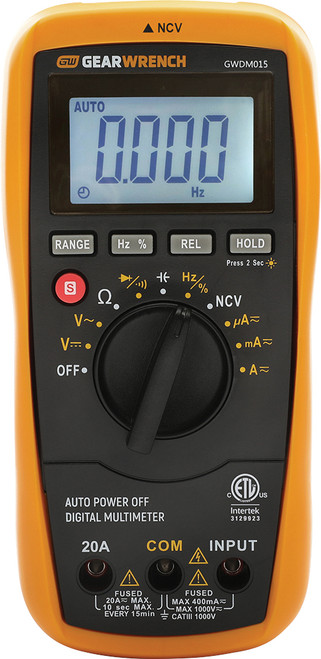 PG49 - TECHNICIENS MULTIMÈTRE NUMÉRIQUE RMS VÉRITABLE, CAT III, CÂBLES D’ESSAI CAT IV, 1000V