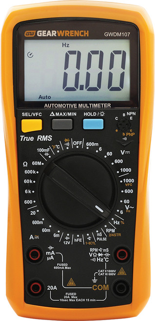 PG58 - AUTOMOTIVE PRO TRUE RMS DIGITAL MULTIMETER, AC/DC 1000V, 20A