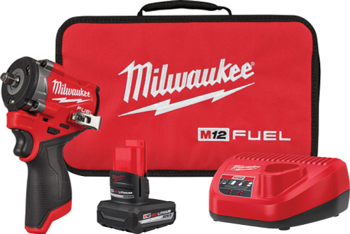 M12 FUEL™ Stubby 3/8" Impact Wrench Kit - MLW-2562-21 M12 FUEL™ Stubby 3/8" Impact Wrench Kit - MLW-2562-21