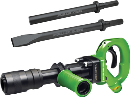 PG91 - HEAVY DUTY VIBRO IMPACT AIR HAMMER KIT, 15MM (.590") HEX SHANK, INCL: FLAT CHISEL & 20MM PIN DRIVER