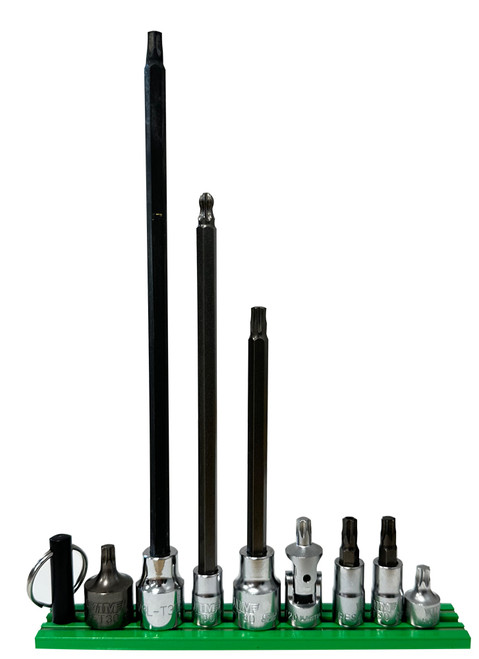 8 PC. ENSEMBLE MAÎTRE DE PILOTE TORX T30