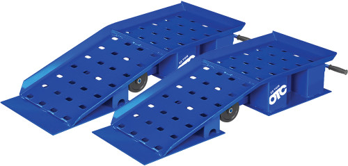 PG227 - 16" WIDE PAIR OF HEAVY DUTY TRUCK LOADING RAMPS, 20-TON CAPACITY, 33" RETRACTABLE HANDLE