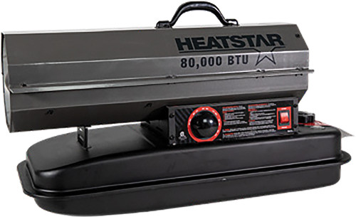HEAVY DUTY KEROSENE FORCED AIR HEATER, 80,000 BTU