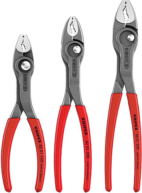 PG174  -  3-PC TWINGRIP PLIERS SET, 6", 8", 10"