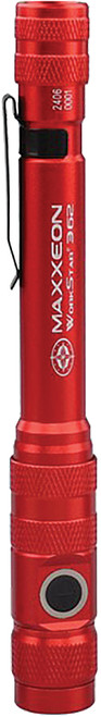 PG402 - 300 LUMENS WORKSTAR® 361 USB-C RECHARGEABLE LED ZOOM PENLIGHT/INSPECTION LIGHT (RED)