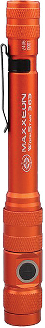 PG402 - 300 LUMENS WORKSTAR® 361 USB-C RECHARGEABLE LED ZOOM PENLIGHT/INSPECTION LIGHT (ORANGE)
