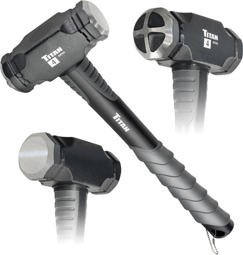 PG192 - PRO-X 4 LB. CROSS PATTERN DRILLING HAMMER, FIBERGLASS HANDLE