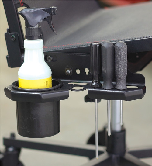 PG305 - TOOL TRAY WITH CUP HOLDER ACCESSORY FOR PROGEAR MESH FLEX SEAT