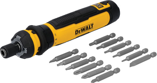 PG6 - 14-PC RECHARGEABLE SCREWDRIVER W/ FLEXDRIVE™ CONTROL, 44/124 IN-LBS, 360 RPM, INCL. 12 BITS & USB CABLE