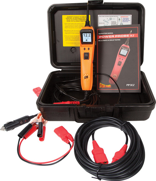 PG44 - PP3EZ KIT WITH EXTRA 20 FT. POWER CABLE EXTENSION, CIGARETTE LIGHTER ADAPTER & CARRYING CASE (ORANGE)