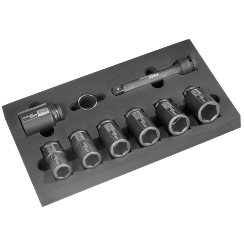 Impact Socket kit ¾“ 24,27,30,32,33,36,41mm + Extension
