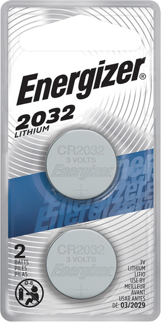 PG278 - PILES ENERGIZER 2032, PIÈCE LITHIUM 3V, PAQUET DE 2