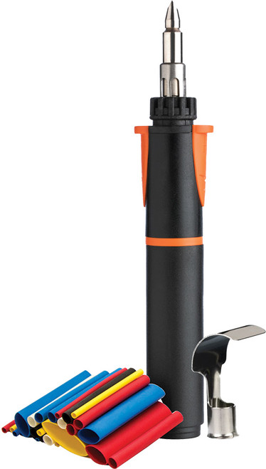 PG313 - PZ50 - KIT PROFESSIONNEL DE FER À SOUDER AU BUTANE DE 50 W ET KIT DE TUBES THERMORÉTRACTABLES