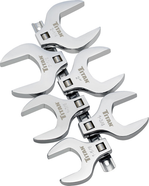 PG155 - 6-PC 1/2" DRIVE SAE JUMBO CROWFOOT WRENCH SET, 1-5/8"-2-1/4"