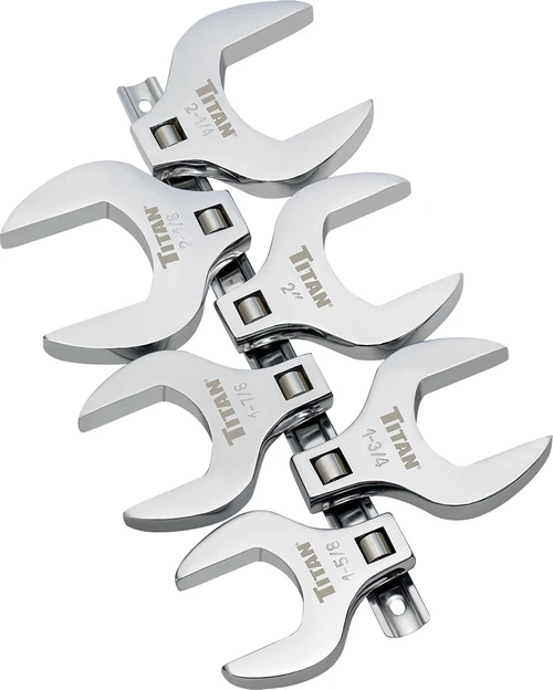 PG171 - 6-PC 1/2" DRIVE SAE JUMBO CROWFOOT WRENCH SET, 1-5/8"-2-1/4"