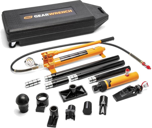 PG293 - KIT DE PUISSANCE HYDRAULIQUE DE RÉPARATION PROFESSIONNELLE DE CARROSSERIE DE 10 TONNES