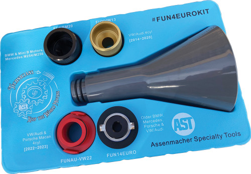 PG264 - 4-PC OIL FUNNEL KIT FOR GERMAN CARS PG264 - 4-PC OIL FUNNEL KIT FOR GERMAN CARS
