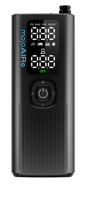 PG347 - MOJOAIRE® BATTERY-POWERED PORTABLE SMART AIR PUMP/TIRE INFLATOR, 120 PSI PG347 - MOJOAIRE® BATTERY-POWERED PORTABLE SMART AIR PUMP/TIRE INFLATOR, 120 PSI