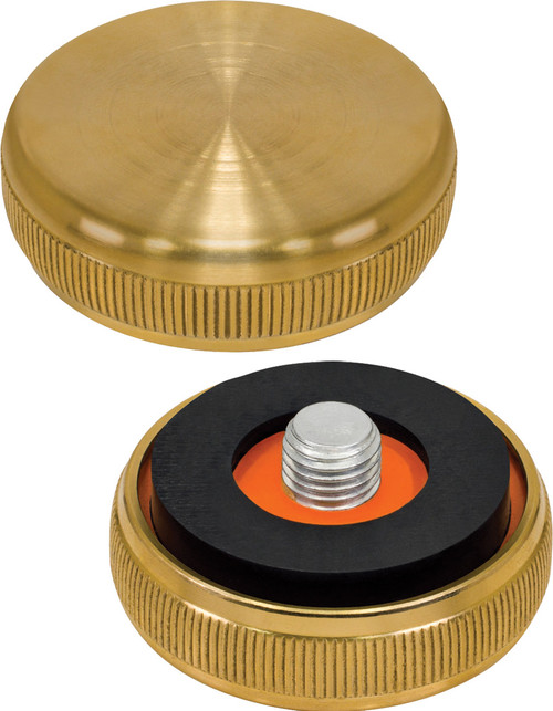 2 pc. Dead Blow Hammer Replaceable Brass Striking Faces-45 oz.