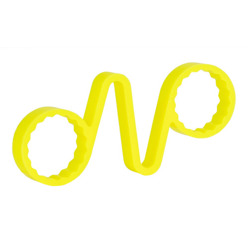 CHECKLINK Indicateur d’écrou de roue et dispositif de retenue - Jaune 7/8 po (22 mm)