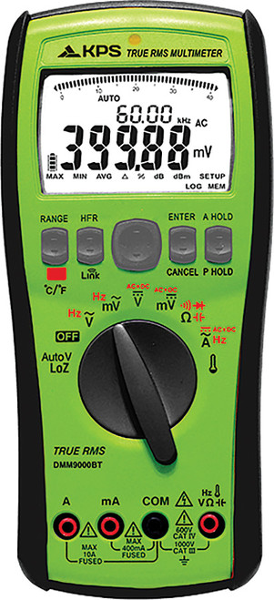 PG58 - HIGH PRECISION TRMS MULTIMETER, 40000 COUNTS, CONNECTIVITY, AC/DC 1000V, 10A
