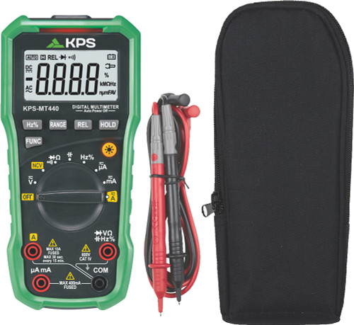 PG49 - AUTO RANGE DIGITAL MULTIMETER, 600V AC/DC, 10A AC/DC, CAT IV 600V