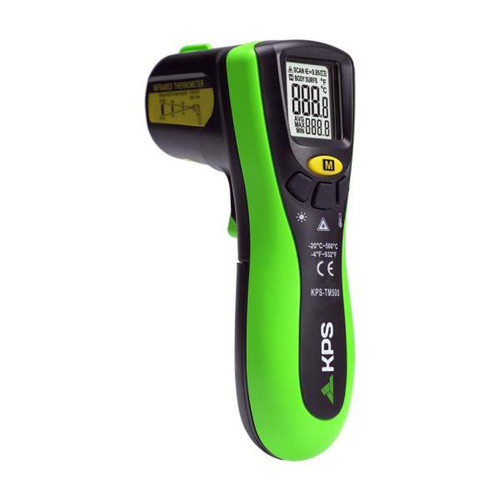 Infrared thermometer. Up to 500ºC.