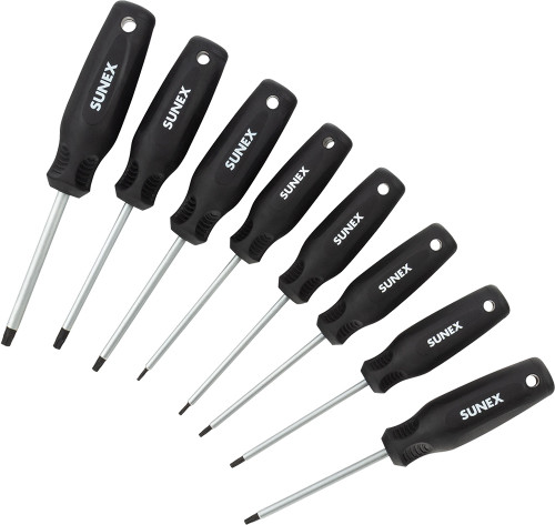 PG165 - 8-PC TORX MAGNETIC SCREWDRIVER SET IN EVA FOAM TRAY W/ LABELED SLOTS