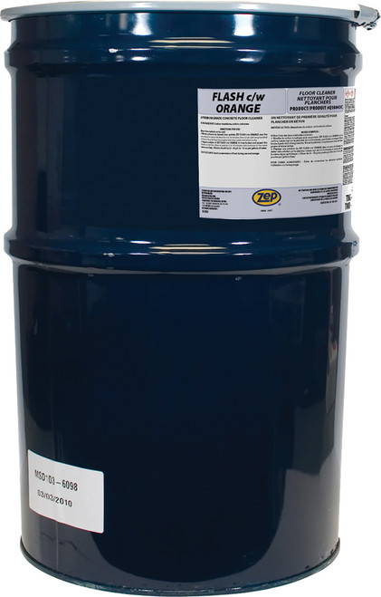PG292 - FLASH - Nettoyant pour sols ultra-efficace au parfum d'orange - Fût de 60 kg