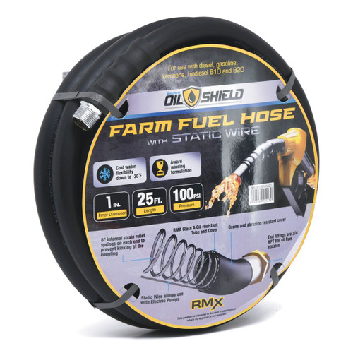 Tuyau de carburant agricole Oil Shield 1" X 25'