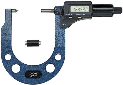 PG343 - ELECTRONIC EXTENDED RANGE DISC BRAKE MICROMETER; RANGE: 0.3"-1.7"/7-44MM