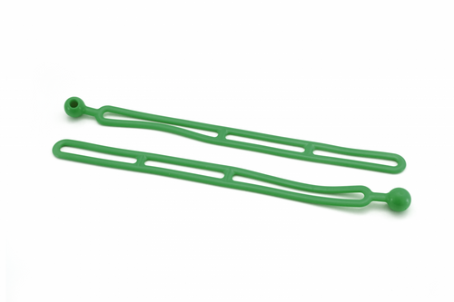 Rapid Tie Sangle extensible réglable de 16 po non marquée, brevetée, fabriquée aux États-Unis - Paquet de 2