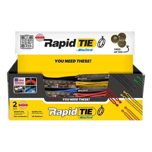 Présentoir à cravate rapide boX avec 24 paires de sangles réglables, couleur MiX