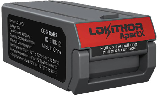 PG15 - 12V 4000A LITHIUM-POLYMER BATTERY FOR MODEL APARTX JUMP STARTER