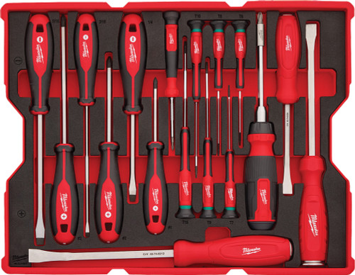 PG193 - 17-PC SCREWDRIVER & PRY BAR SET WITH TRAY FOR PACKOUT™ DRAWERS