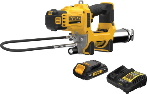 PG243 - 20V MAX* KIT DE PISTOLET À GRAISSE VARIABLE 2 VITESSES DE 10 000 PSI, (1) BATTERIE 20V MAX* 2AH, (1) CHARGEUR