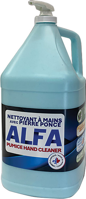 PG289 - NETTOYANT POUR LES MAINS ALFA À LA PIERRE PONCE 3,78 L AVEC POMPE