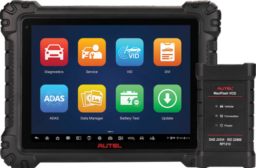 PG30 - MAXISYS MS909S2 TABLETTE TACTILE SANS FIL DE 11" DE NOUVELLE GÉNÉRATION BASÉE SUR ANDROID AVEC DISPOSITIF DE PROGRAMMATION PASS-THRU MAXIFLASH VCI2 ET J2534